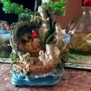 Vintage Fountain Figurine